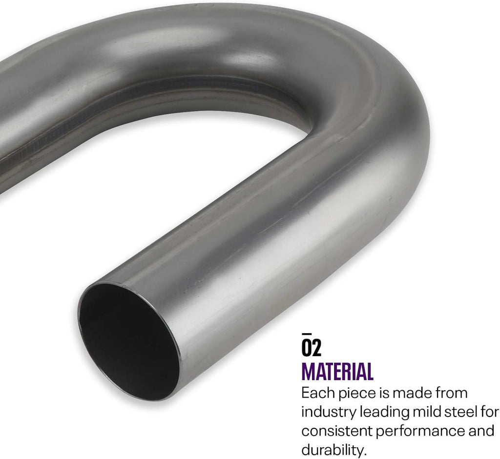 1-3/4 Inch Mild Steel Exhaust Pipe Pack of 2 F4807