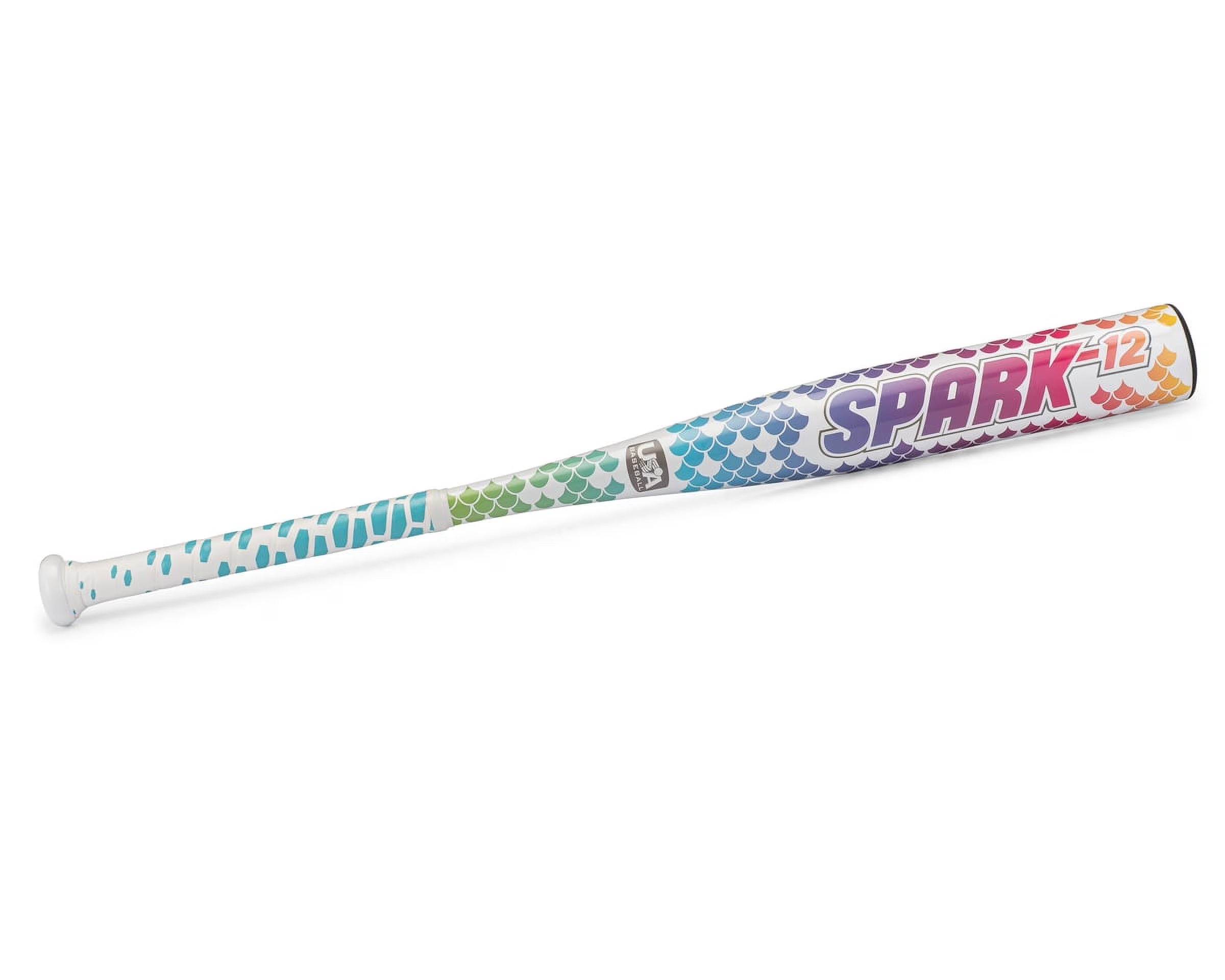 Aqua Purple Pink Fast-Pitch Bat 27 inch O31626
