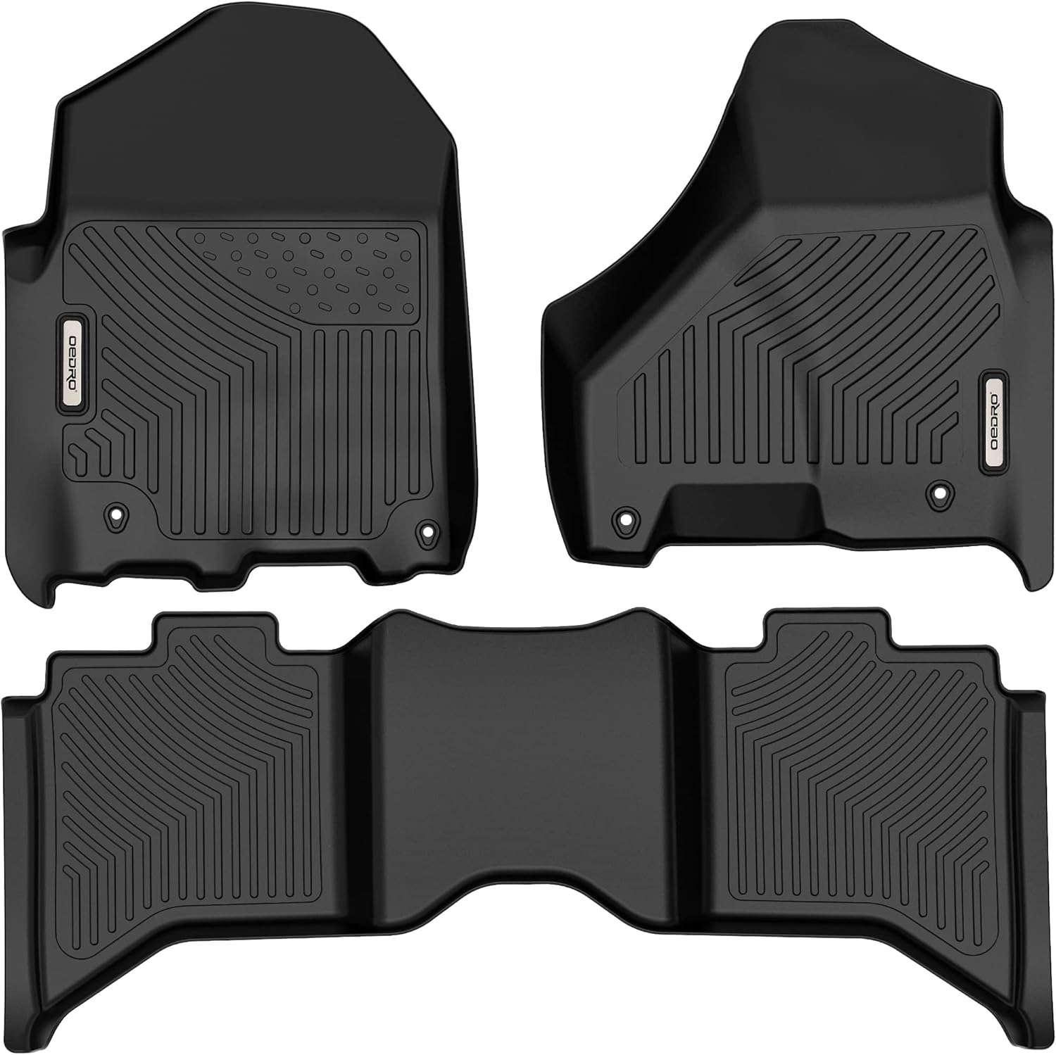Black TPE All-Weather Floor Mats Full Set Liners A350