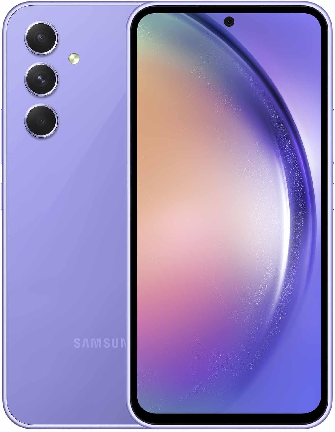 Factory Unlocked Android Smartphone, 128GB, 6.4” Fluid Display Screen, Awesome Violet A48813