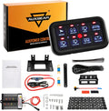 8 Gang Switch Panel Relay Box with Blue Backlit LED Touch Panel M399251