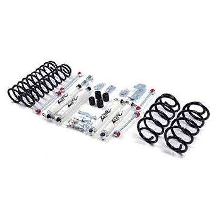 Jeep Wrangler TJ 3x22 Suspension System with Black Nitro Shocks V16076