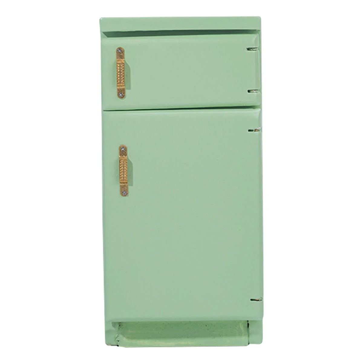 Light Green 1:12 Scale Birch Wood Dollhouse Fridge Furniture Set A8251