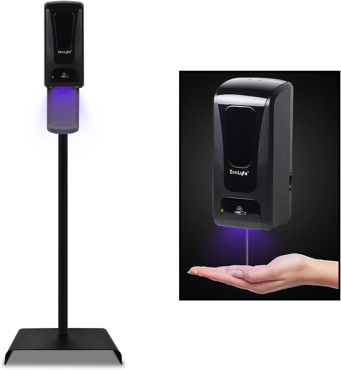 Touchless Steel Hand Sanitizer Station with 1200ml Capacity M48088