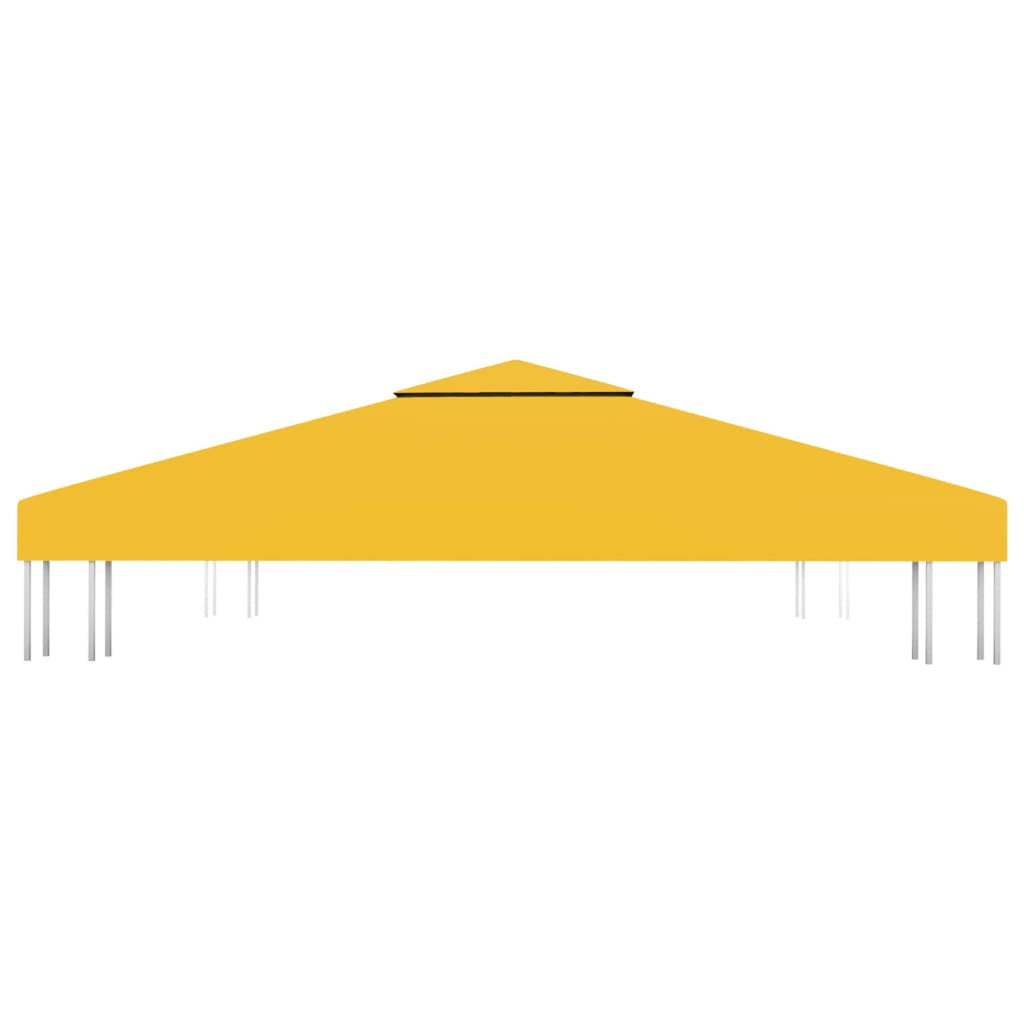 2-Tier Waterproof Gazebo Top Cover Replacement for Outdoor Tent Y87117
