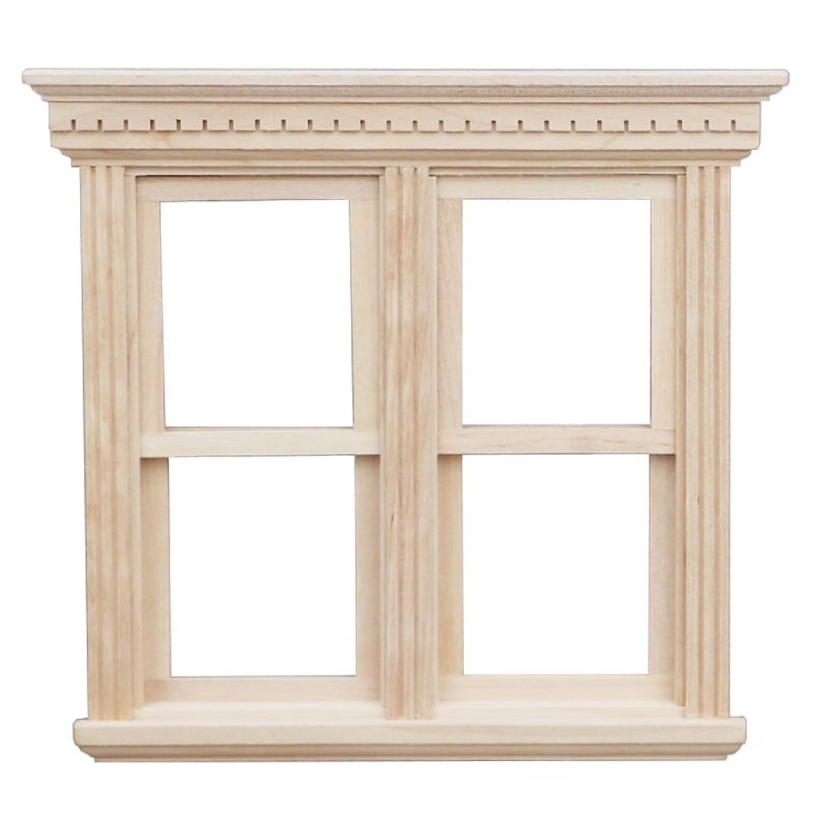 Wooden Doll House Mini Window Accessory O31091
