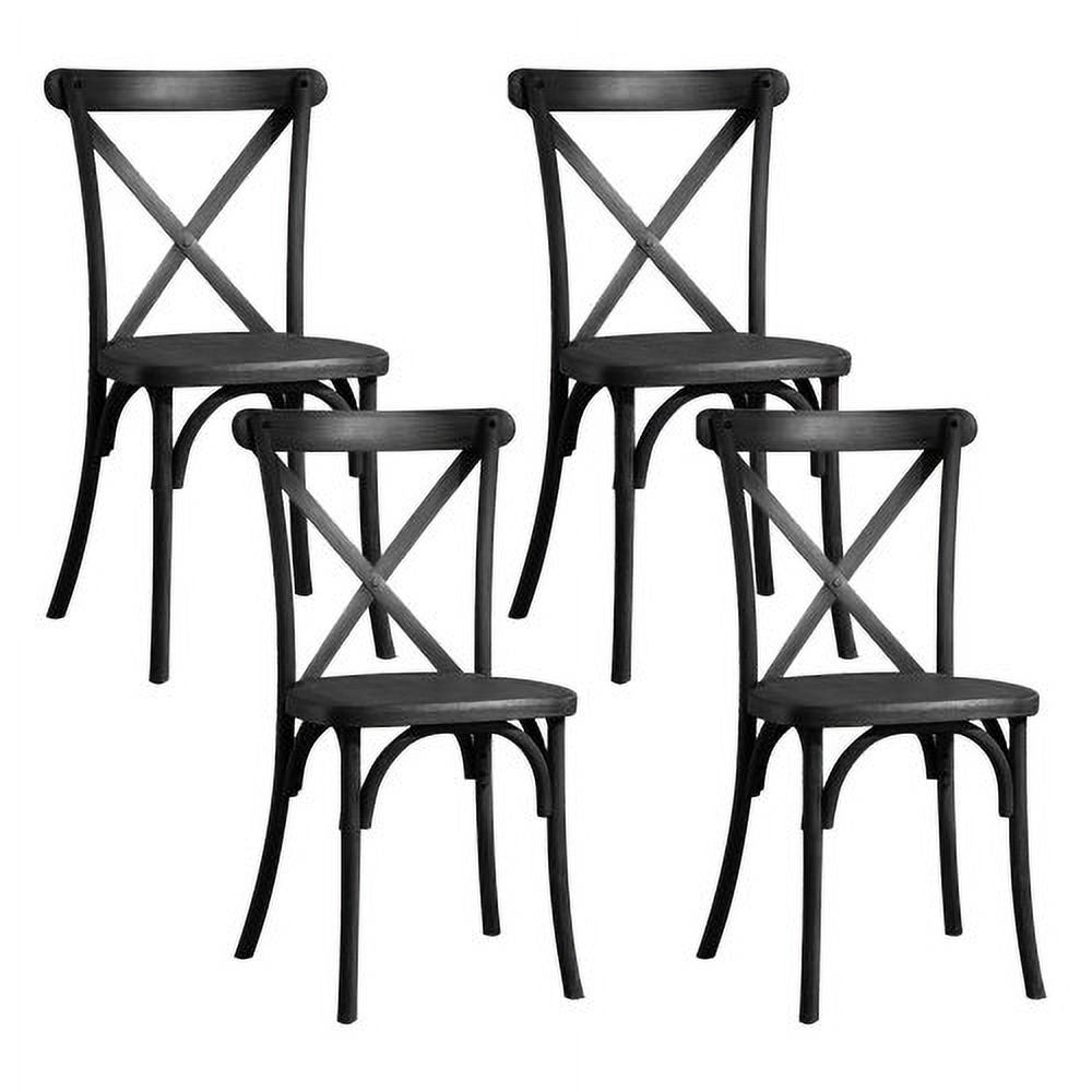 Resin Dining Side Chair Set of 4 C35934