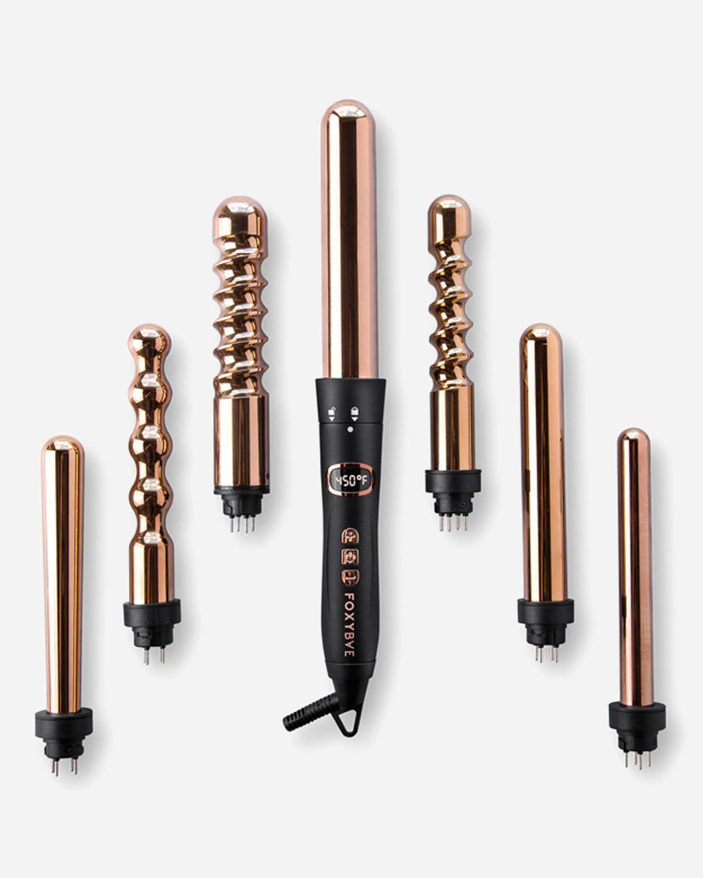 Rose Gold 7 in 1 Curling Wand O15963