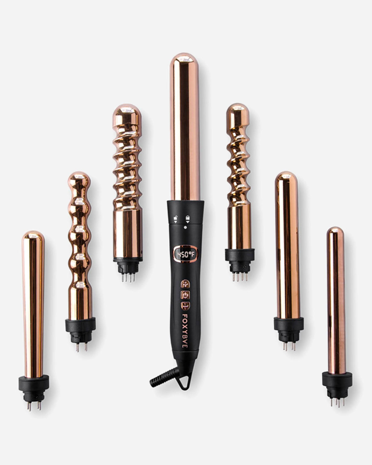 Rose Gold 7 in 1 Curling Wand O15963