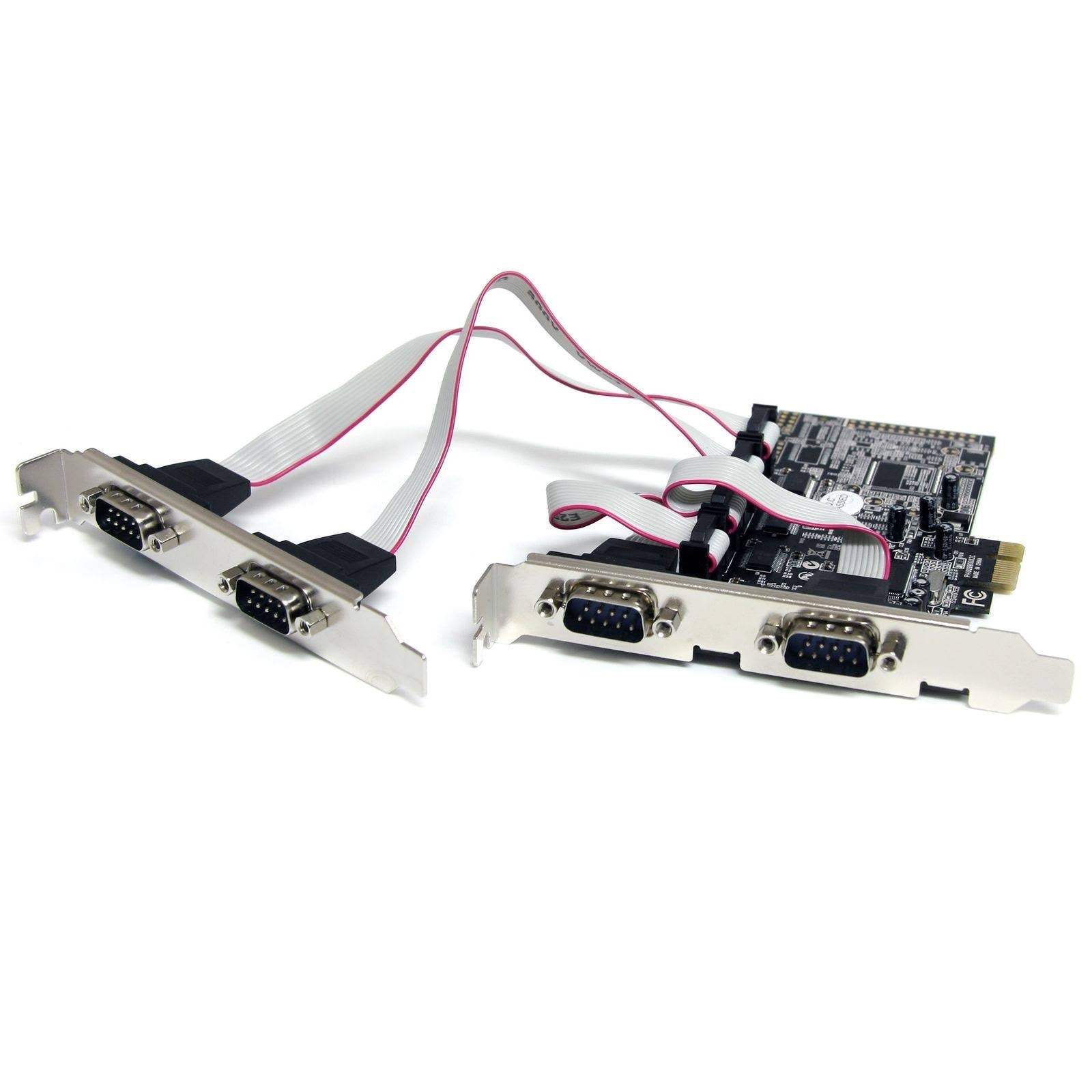 4 Port PCI Express RS232 Serial Adapter Card B430879