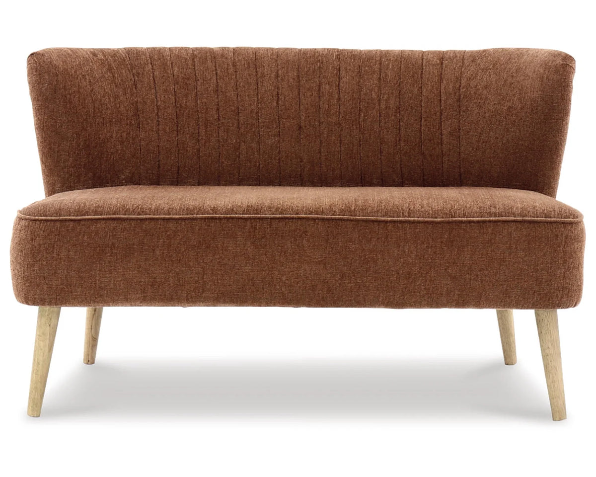 Cognac Accent Bench W8568