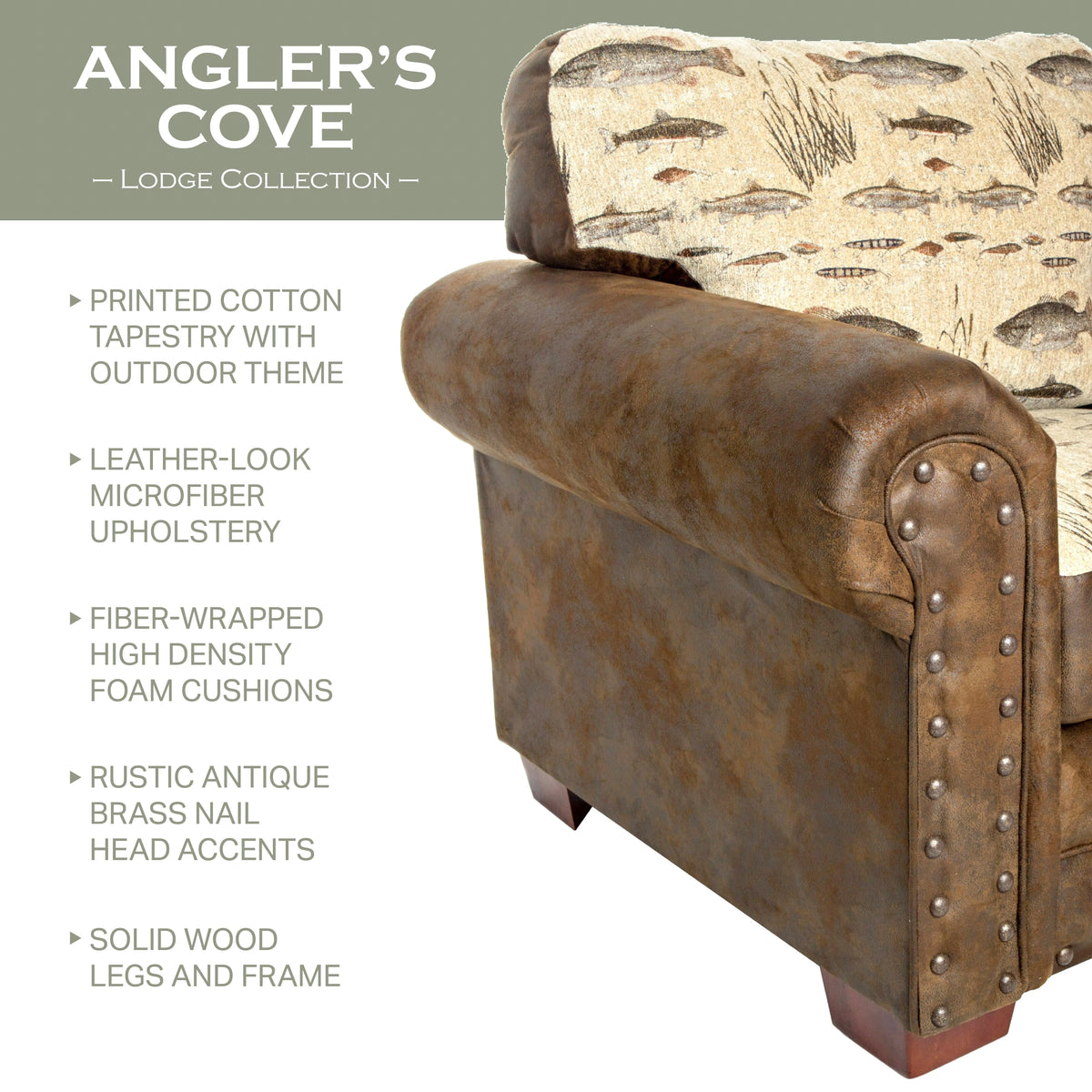 Arm Chair with Ottoman X820920