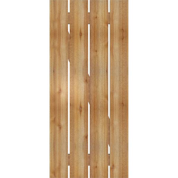 Board-n-Batten Shutters with Z-Bar, Rough Sawn Western Red Cedar K346