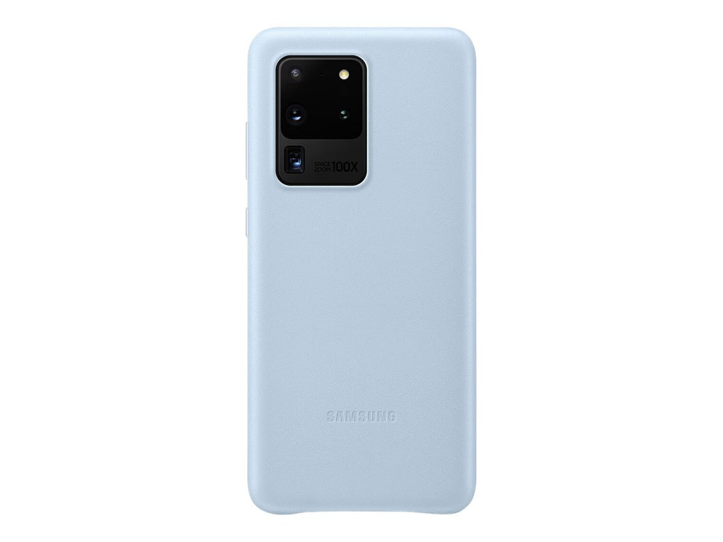 Blue Leather Back Cover for Cell Phone Q721