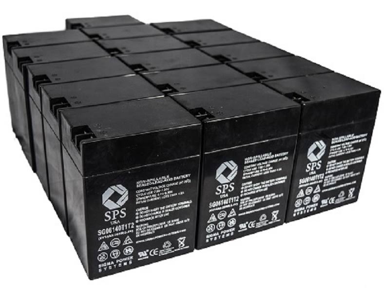 6 V 14 Ah Replacement Battery with Terminal T1T2 (16 Pack) G928397