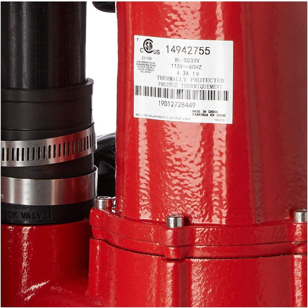 1/3 HP Dual Automatic Cast Iron Sump Pump System H8537