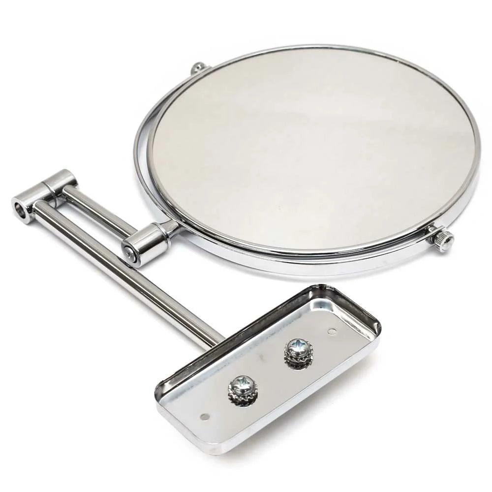 Chromed Aluminum 8 Inch Boat Galley Mirror Q950