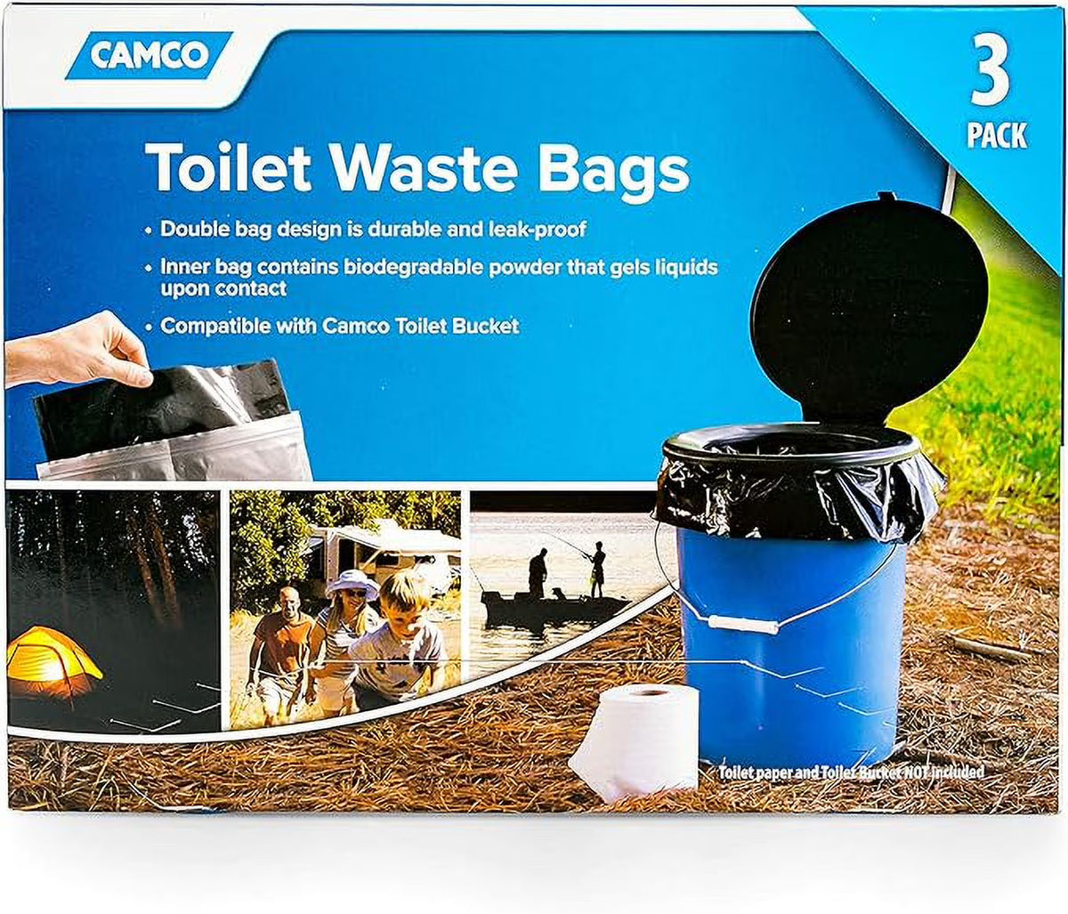 Black Toilet Waste Bags 3 Pack W60331