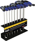 8-Piece Metric Ball End T-Handle Hex Key Allen Wrench Set with Stand F236