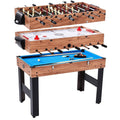 3 In 1 Pool Billiard Slide Hockey Foosball Combo Game Table S377