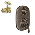 Oil Rubbed Bronze 2-Handle Valve Trim Kit J153557