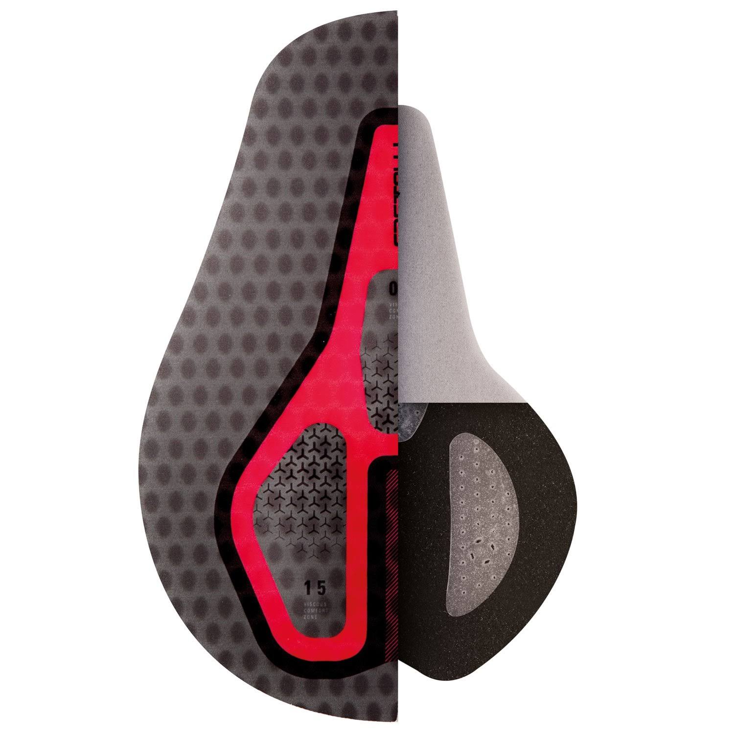 Black/Brilliant Pink Bibtight X6263
