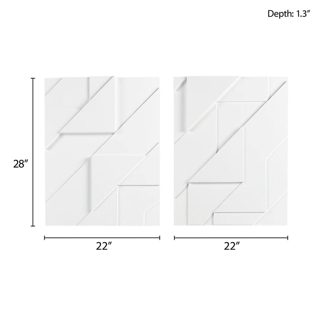 Carved Wall Panel 2 Piece Set C864185