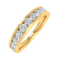 14K Yellow Gold Diamond Wedding Band Ring J387499