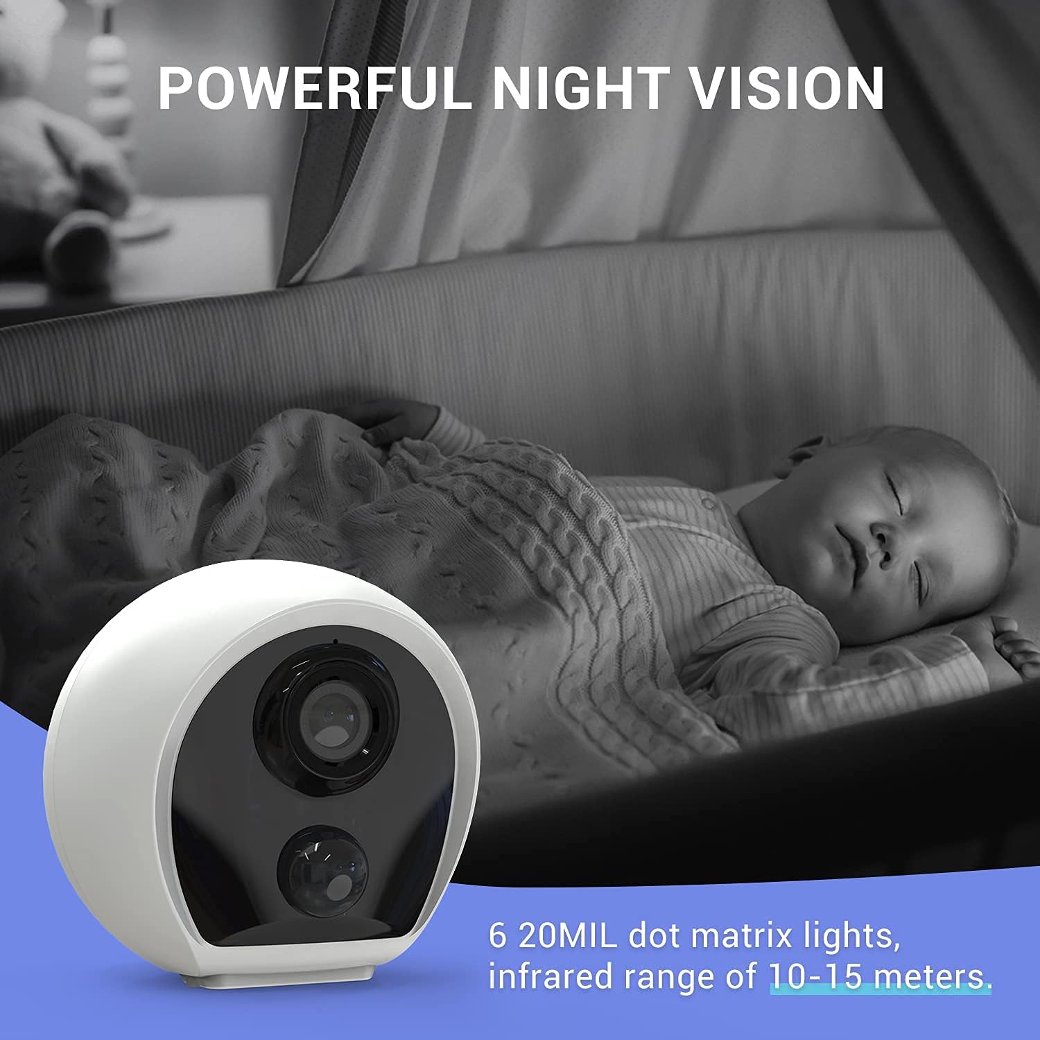 1080P Wireless Security Camera with Night Vision 2 Way Audio (2 Pack) R56471