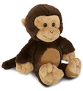 Soft Brown Plush Monkey Stuffed Animal Toy, 9 Inches F20405