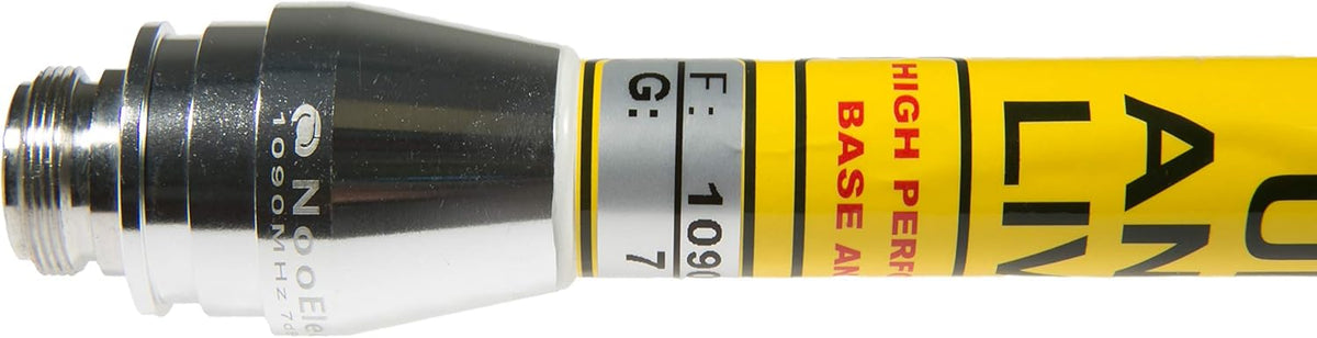 Outdoor Fiberglass ADS-B Antenna with N-Connector, RG58 Cable Extension, SMA Connector, Mounting Hardware, Weatherproof, 1090MHz L896
