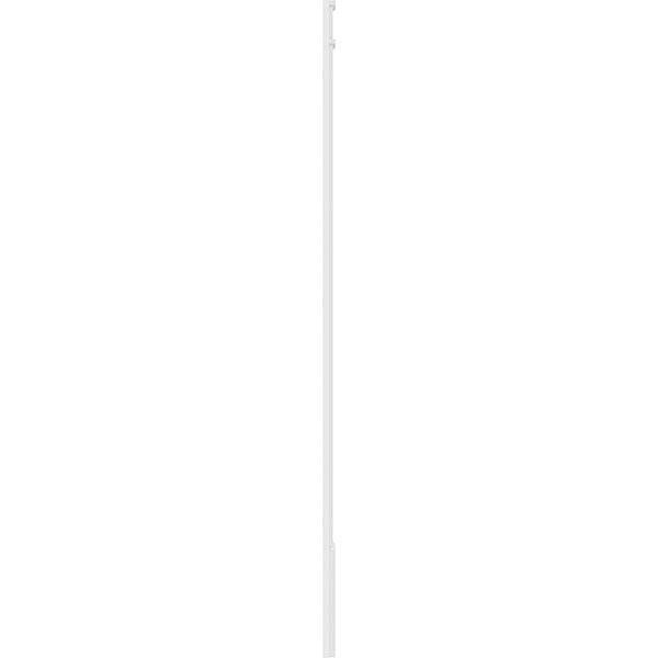 Flat Panel PVC Pilaster with Decorative Capital and Base (Pair) Z380024