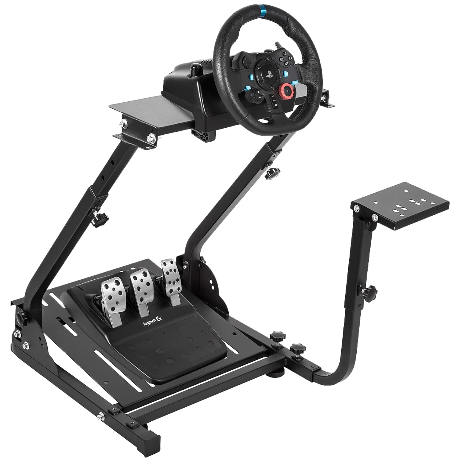 Racing Wheel Stand with Adjustable Shifter Mount H3714