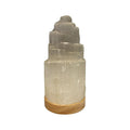 Selenite Lamp Mountain with LED Base 20cm Y27370