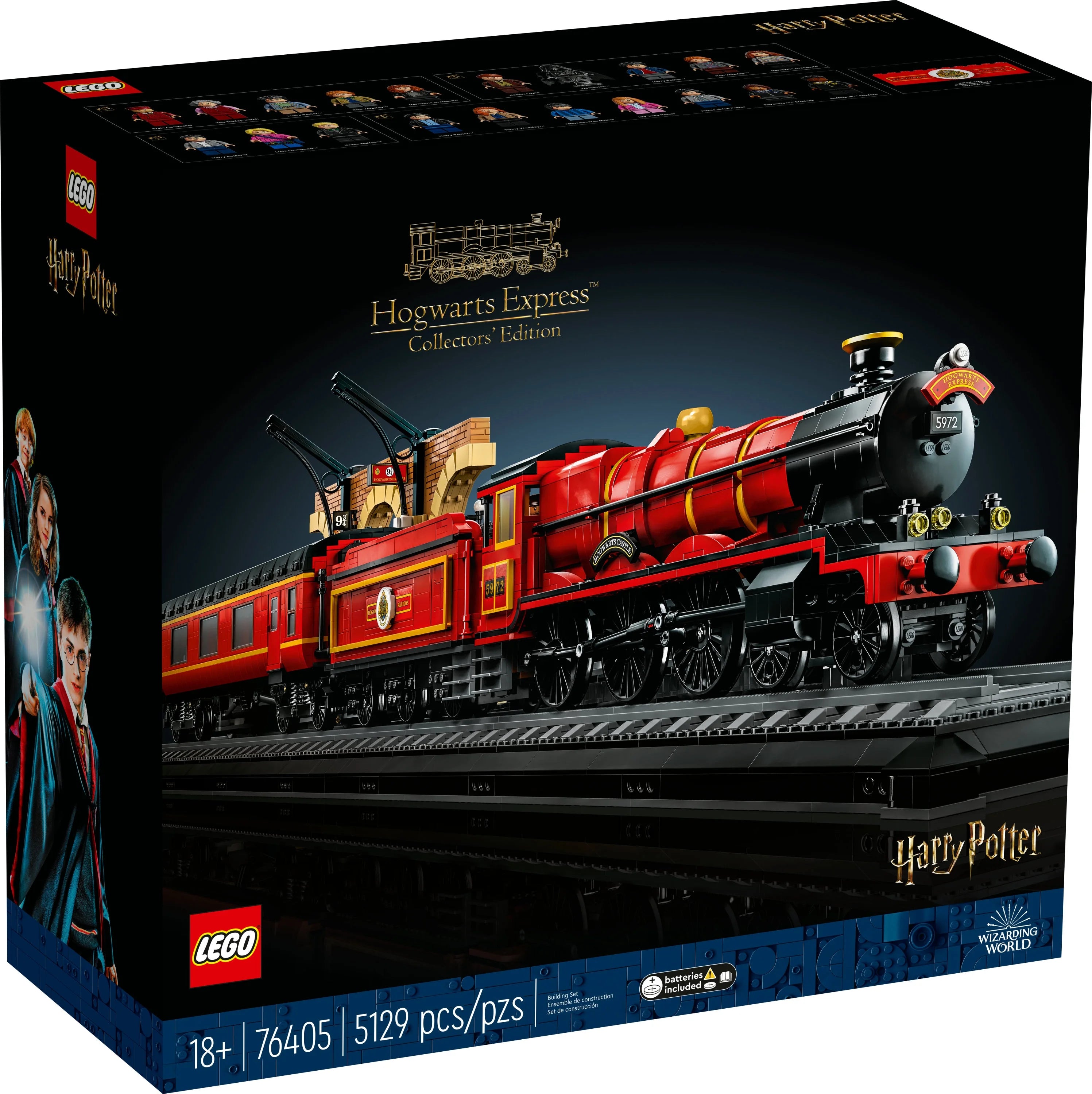 Hogwarts Express Collectors' Edition Steam Train Model Set M82802
