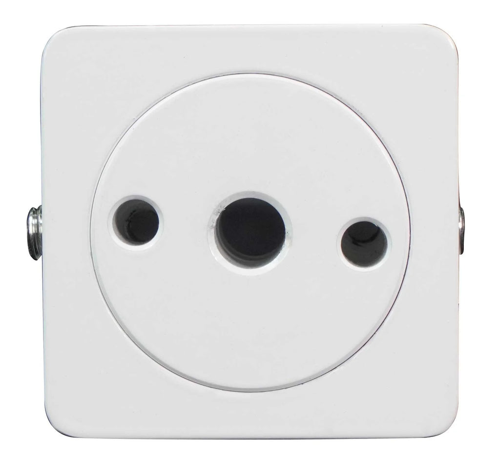 5.25" 360° Swivel White Aluminum Tower Speakers I8214