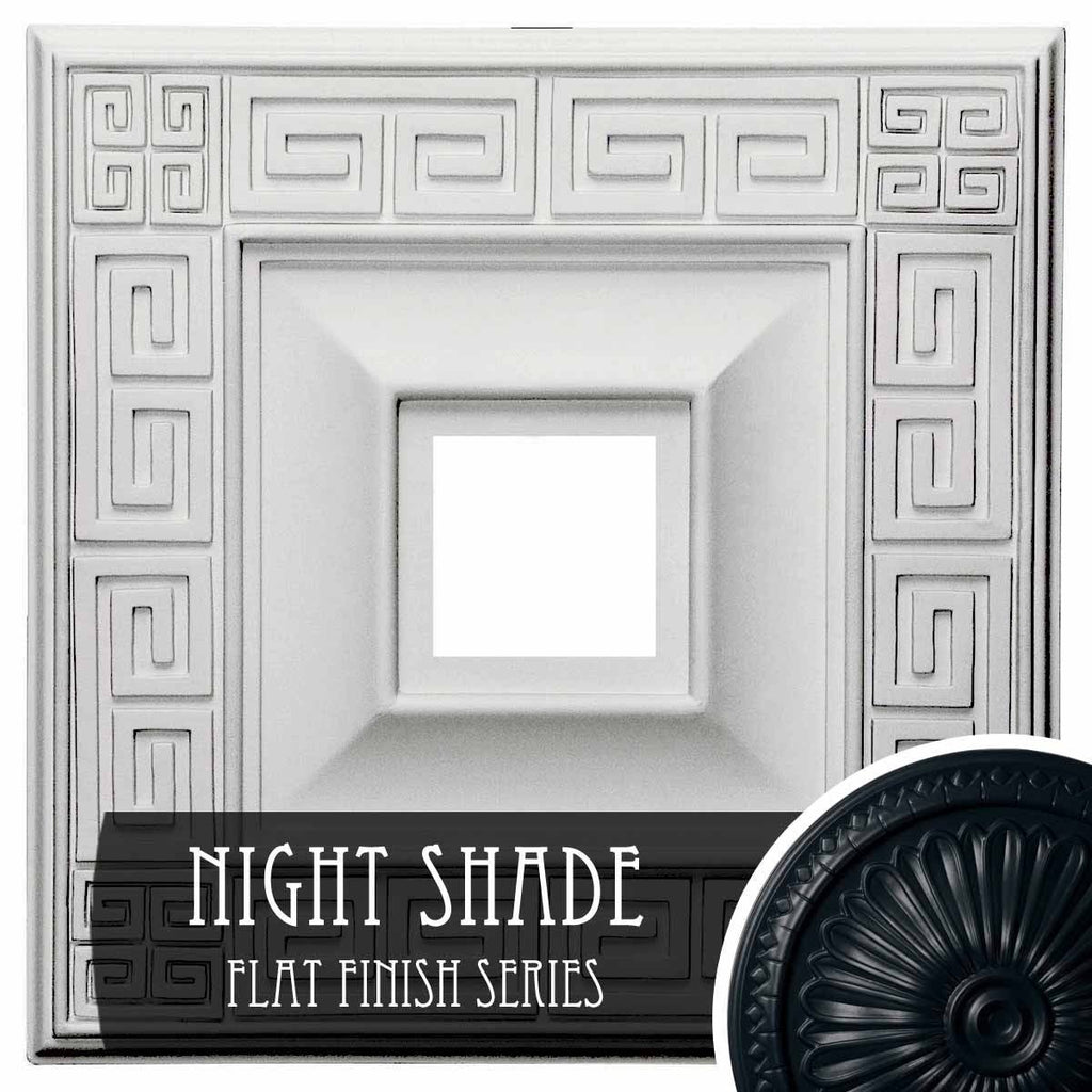 Hand-Painted Night Shade Ceiling Medallion F7538