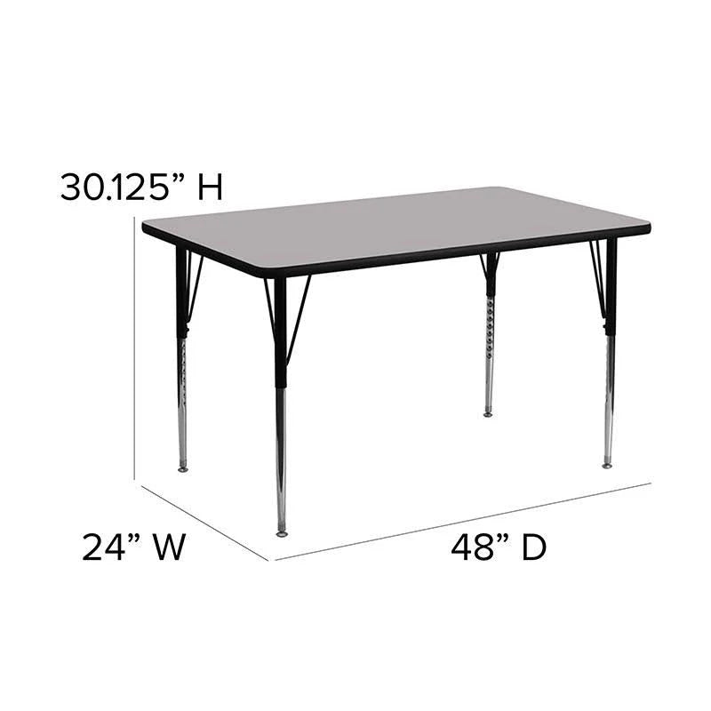 Red Thermal Laminate Activity Table A657020