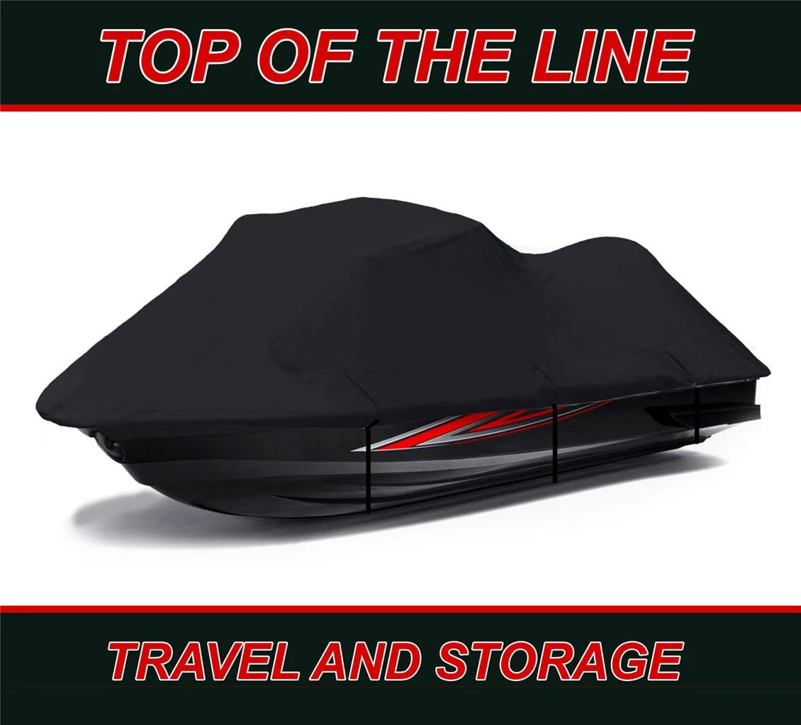 Black 600 Denier JetSki Cover 2 Seater W98858