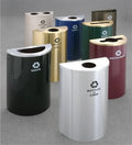 Half Round Trash or Recycling Can R6694