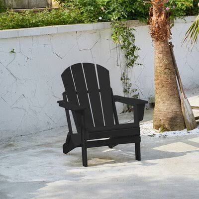 Gray Folding Adirondack Chair F105