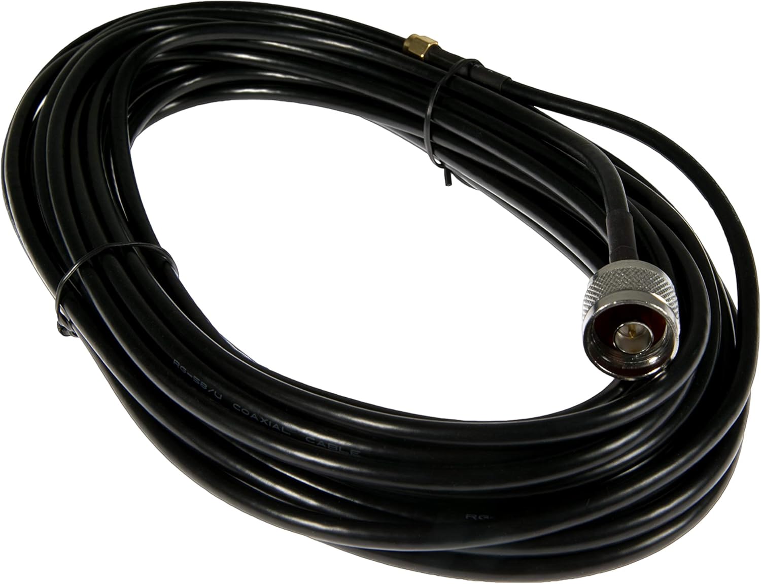 Outdoor Fiberglass ADS-B Antenna with N-Connector, RG58 Cable Extension, SMA Connector, Mounting Hardware, Weatherproof, 1090MHz L896