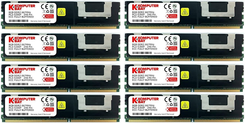 32GB (8X 4GB) DDR2 667MHz CL5 ECC Fully Buffered FB-DIMM 240 PIN w/Heatspreaders S77650