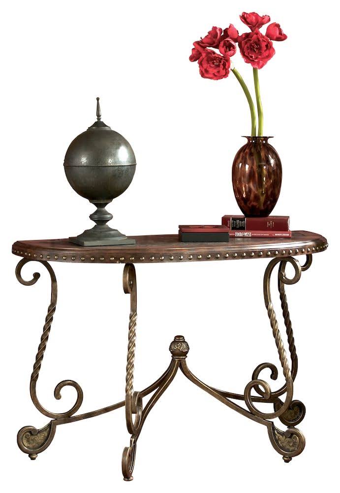 Dark Brown Sofa Table L229366