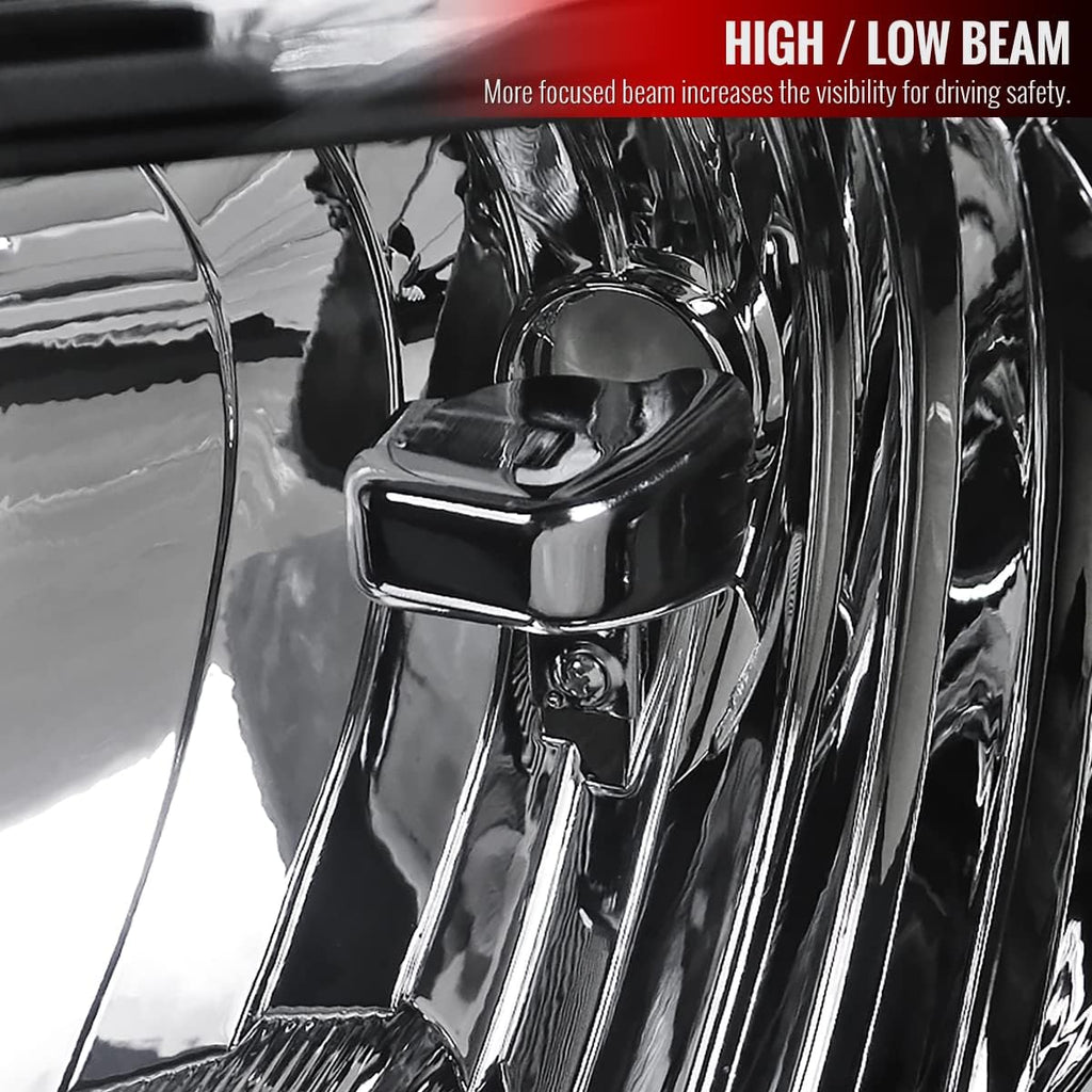 Euro Black Headlights Pair Z556066