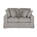 Slate Loveseat Slipcover Set M693