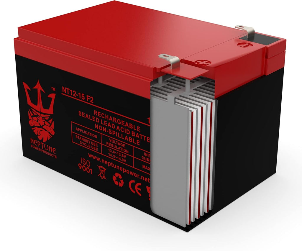 12V 15AH F2 Replaces Razor MX650 Dirt Rocket - 2 Pack R3175
