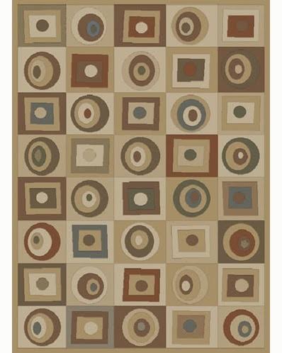 Soho Round Squares Tone u0026 Tone Rug U60470