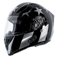 Gloss Black Captain Shadow Full Face Motorcycle Helmet D848145