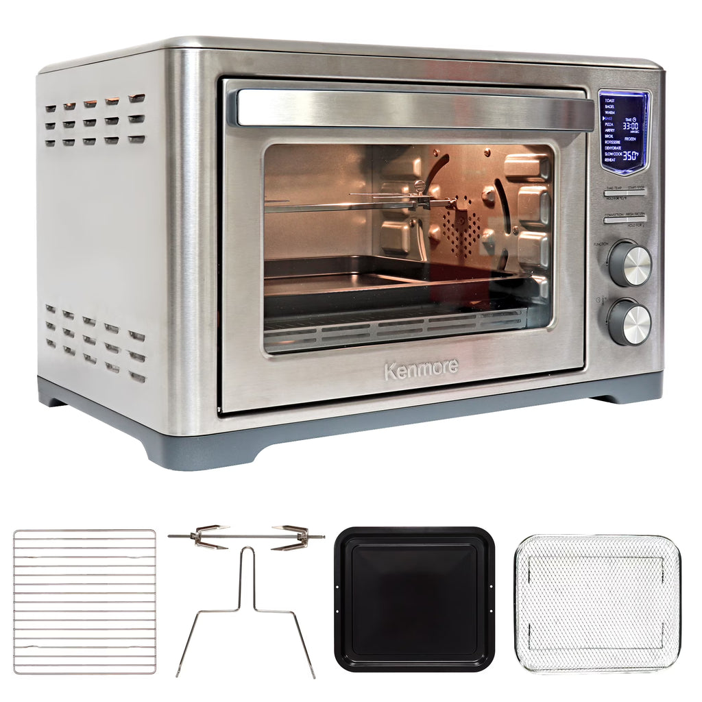 11-In-1 Digital Air Fryer Convection Toaster Oven Rotisserie 6-Slice 1700W Stainless Steel M3831